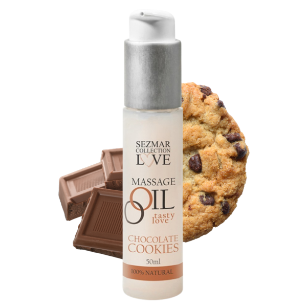 Huile de massage comestible cookie chocolat 50ml 